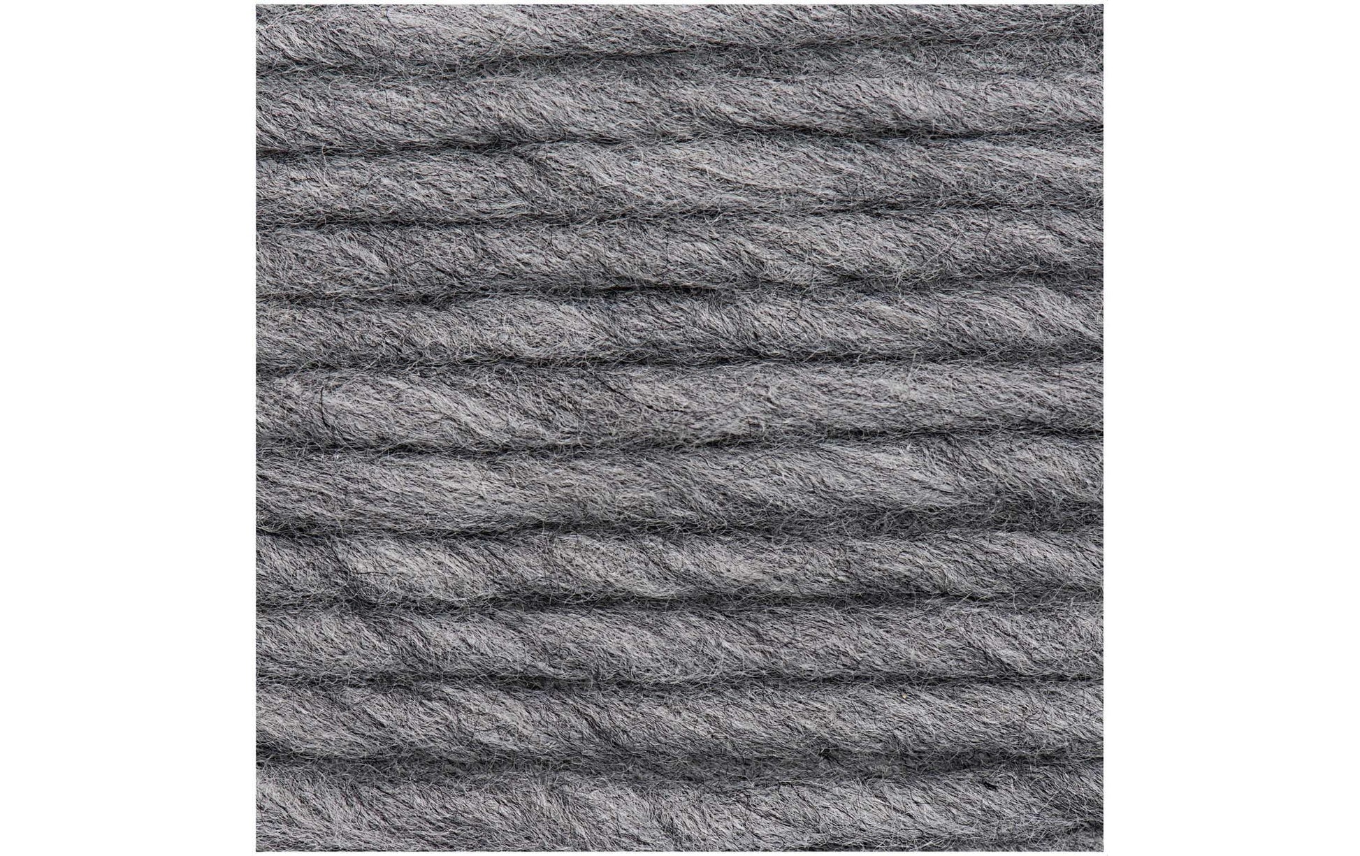 Rico Design Essentials Super Super Chunky Wolle Grau – 100 g, 90 m, 50% Wolle/50% Polyacryl, Nadel 10 mm