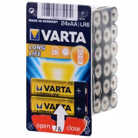Varta AA Batterien – Alkaline, 1,5 V – 24 Stk.