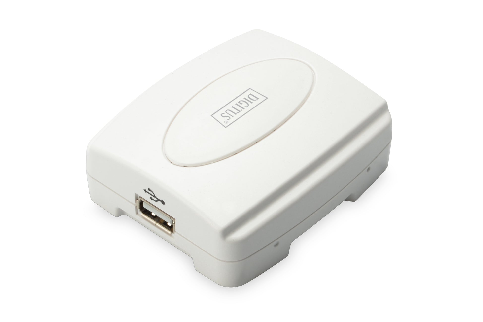 Digitus Printserver, Fast Ethernet, USB 2.0, Weiss