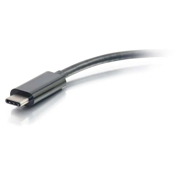 C2G 29749 Netzwerkadapter USB-C zu RJ-45 – 1 Gbit/s, Plug & Play – Schwarz