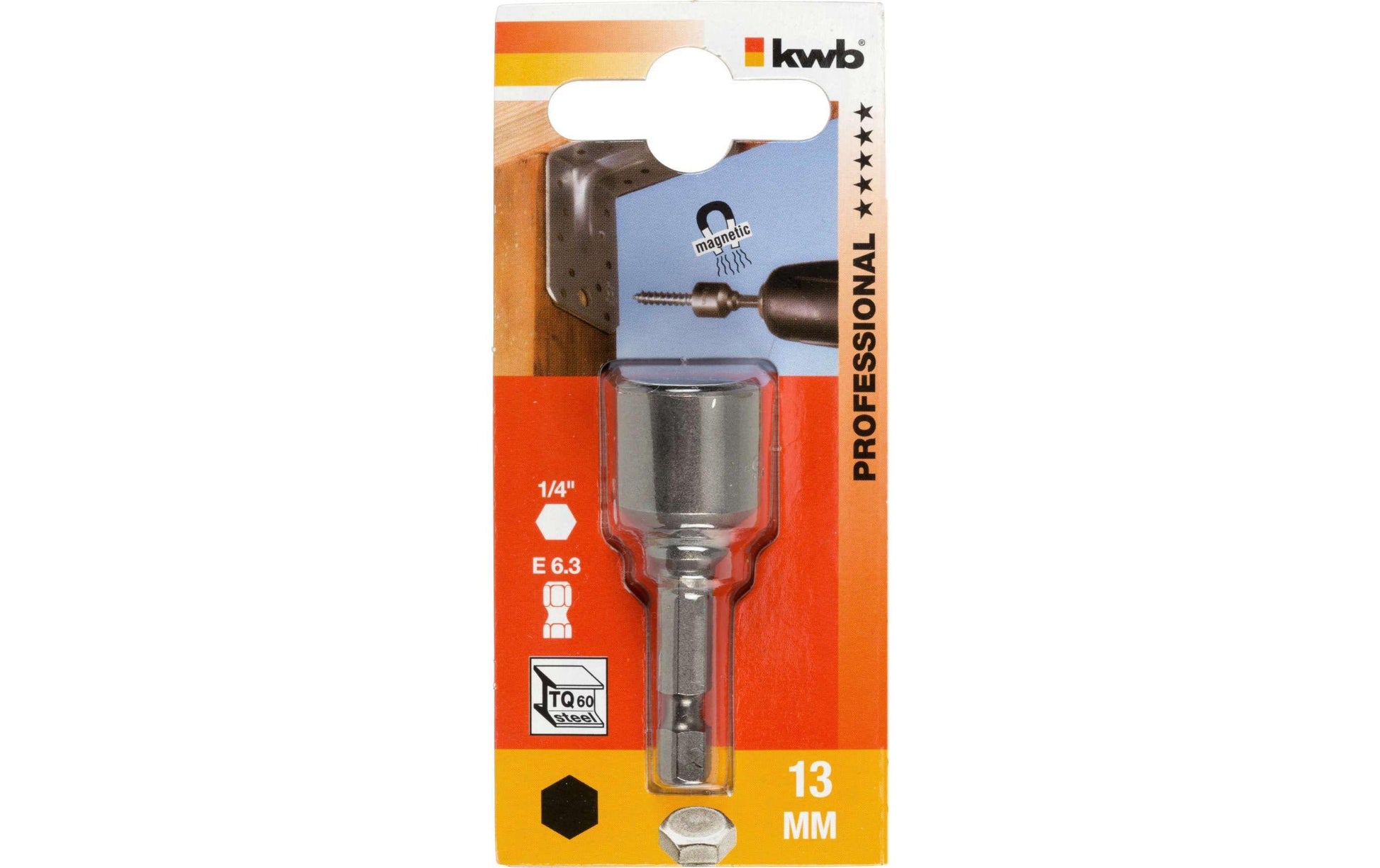 kwb Stecknuss 1/4", 13 mm, 102713