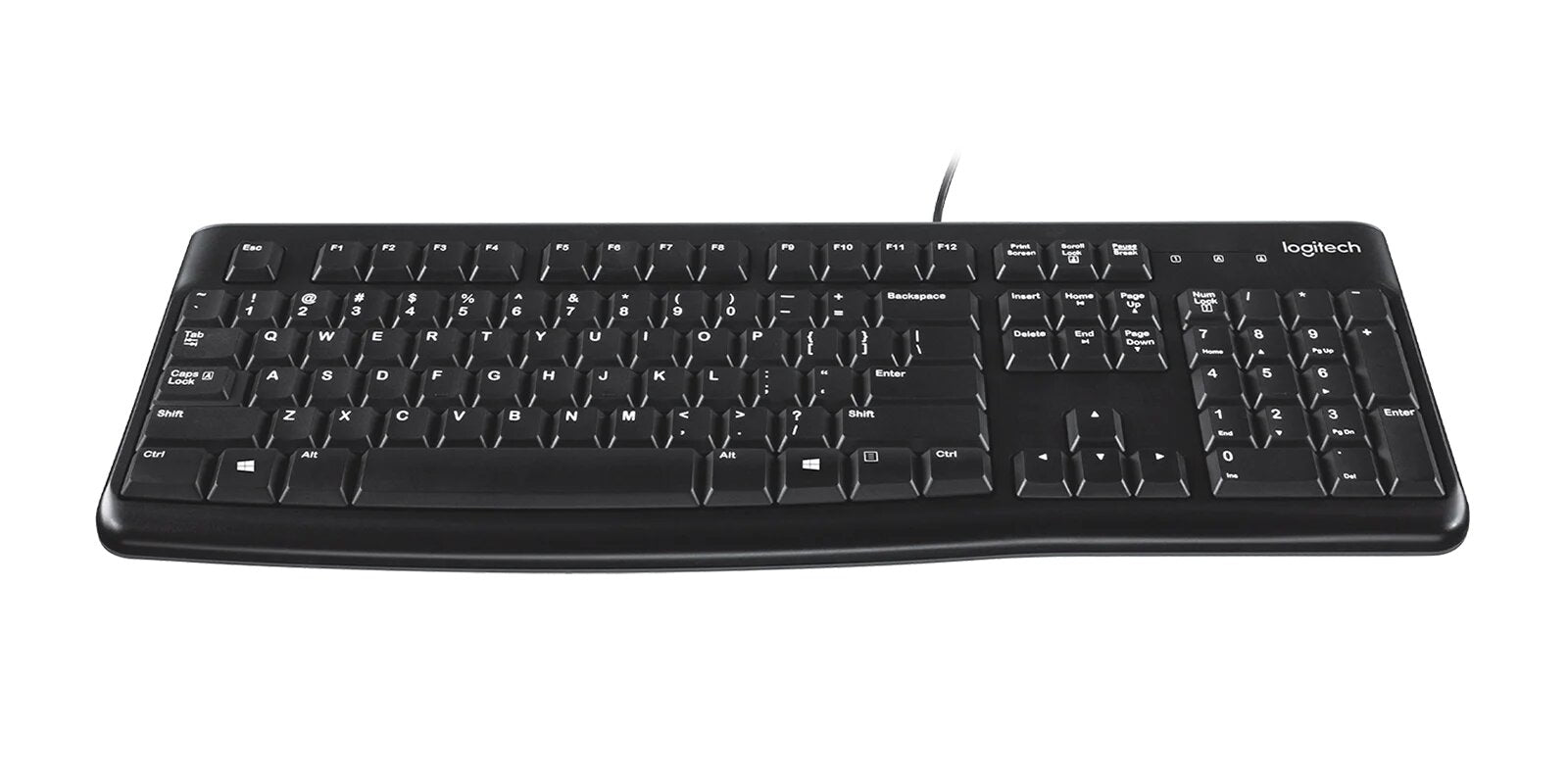 Logitech K120 – Tastatur, kabelgebunden (USB-A), FR-Layout (FR), Schwarz