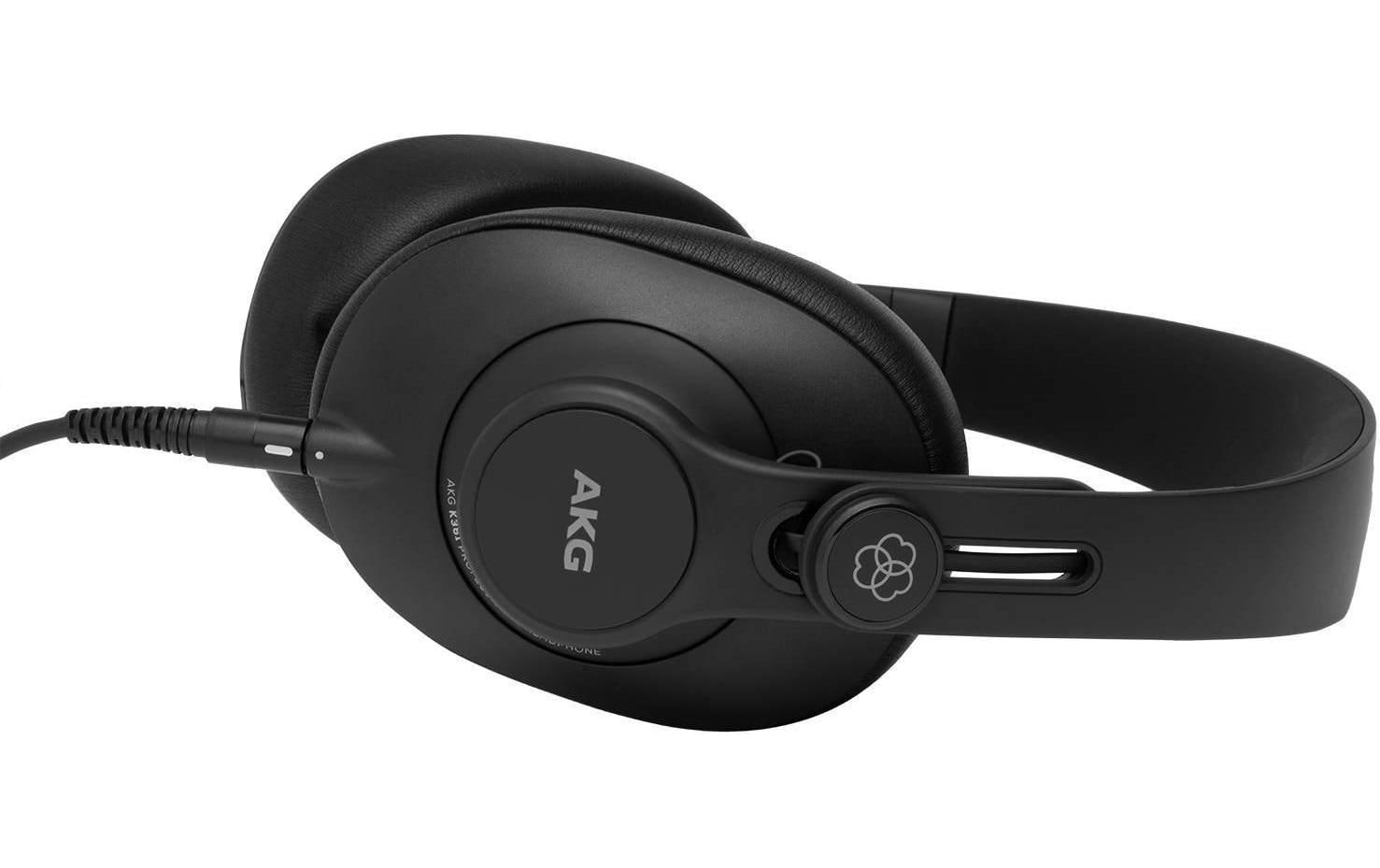 AKG K361 – Over-Ear Studiokopfhörer – Kabelgebunden, geschlossen, abnehmbares Kabel, 32 Ω – Schwarz