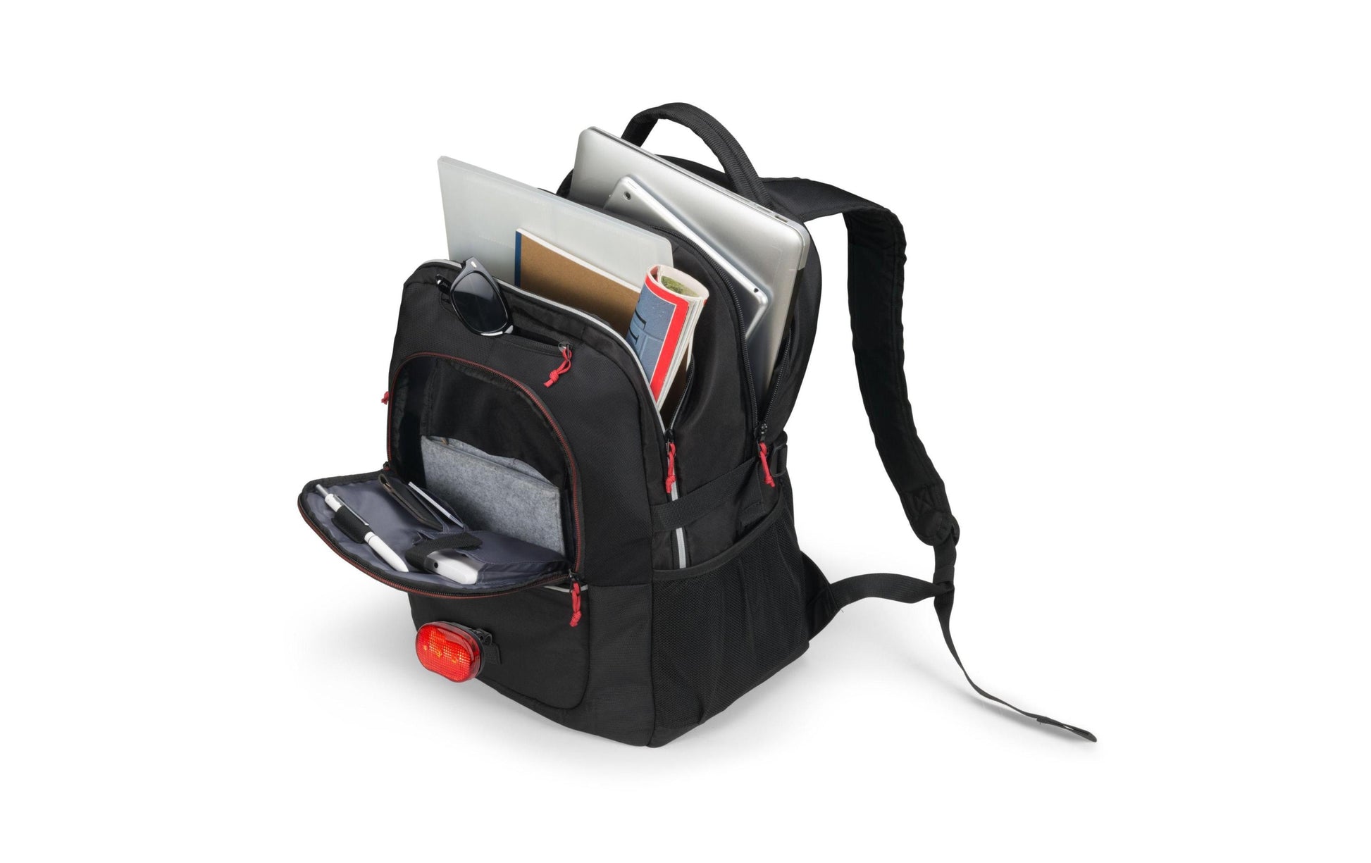DICOTA Notebook-Rucksack bis 15,6" – 27 l, Tablet-Fach – Schwarz