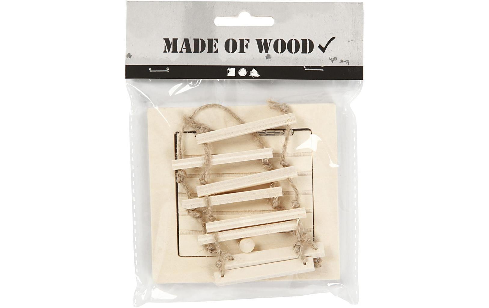 Creativ Company Feentür – 9 × 9 cm – Holz, beige