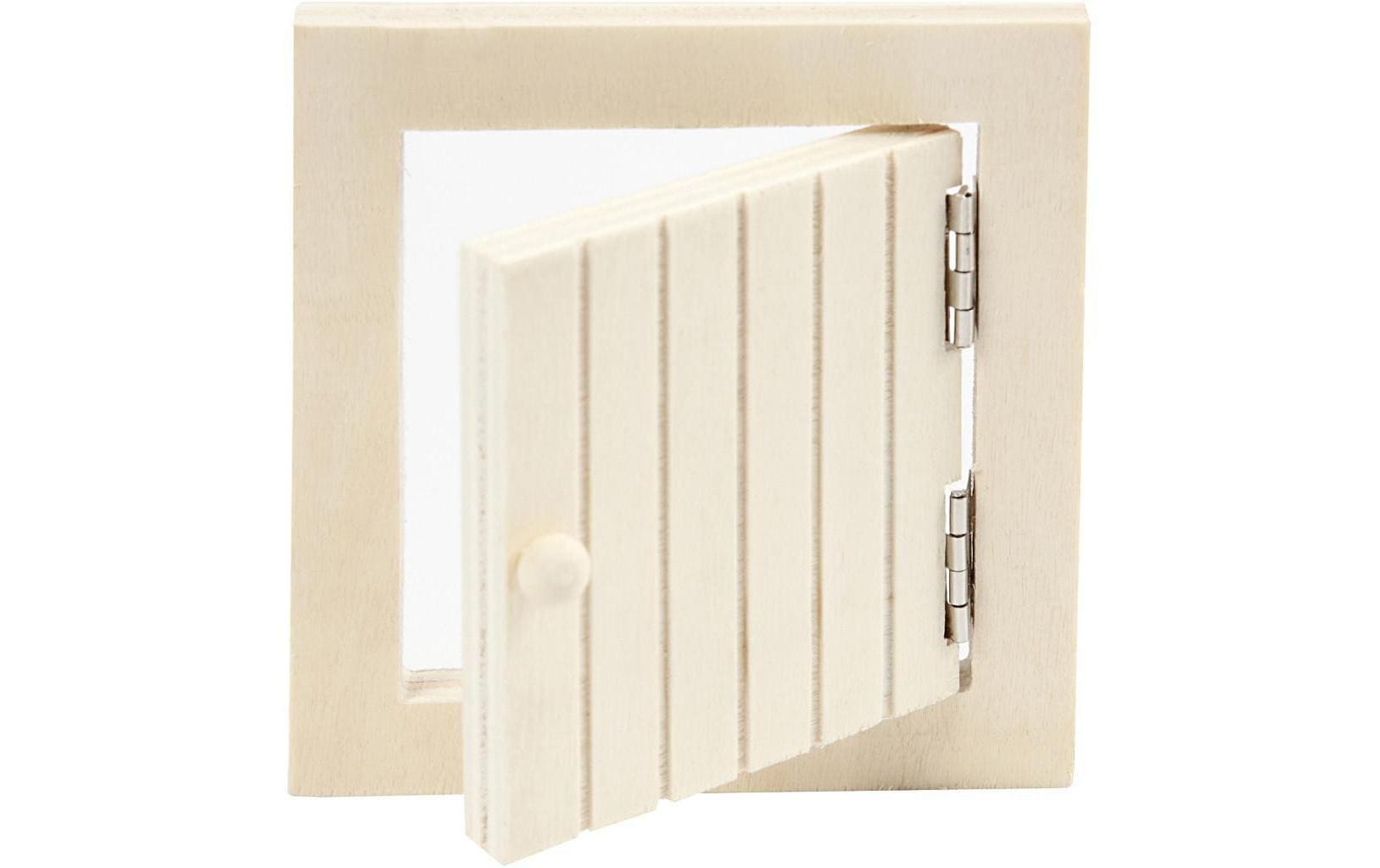 Creativ Company Feentür – 9 × 9 cm – Holz, beige