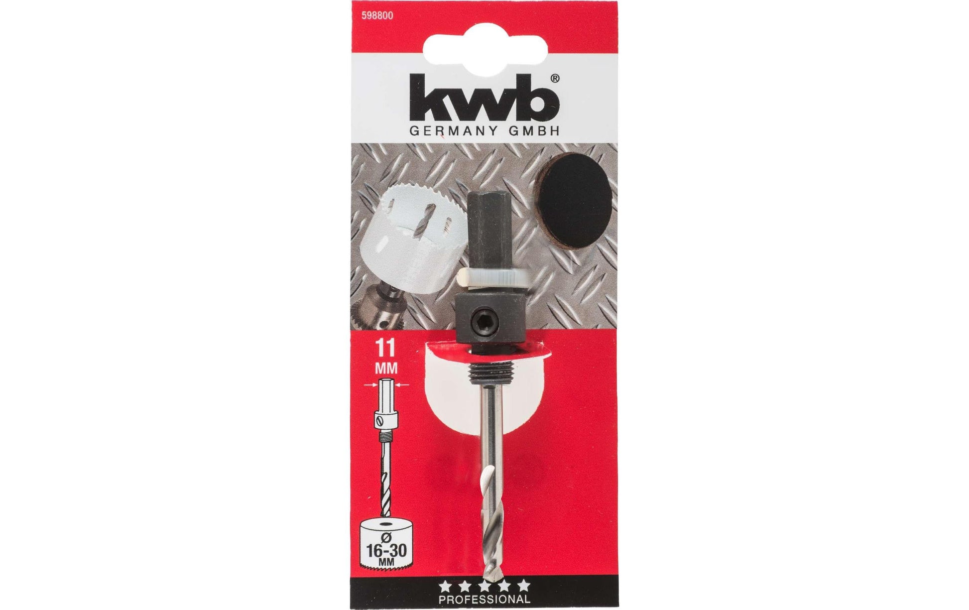 kwb Aufnahmeschaft 11 × 30 mm HSS Sechskant – für Metall – 1 Stk