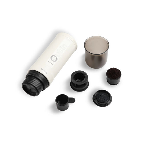 Outin Nano Espressomaschine (Siebträger) – für Nespresso und andere, 20 bar, 0,1 l, weiss, 0,9×1,9×2,5 cm