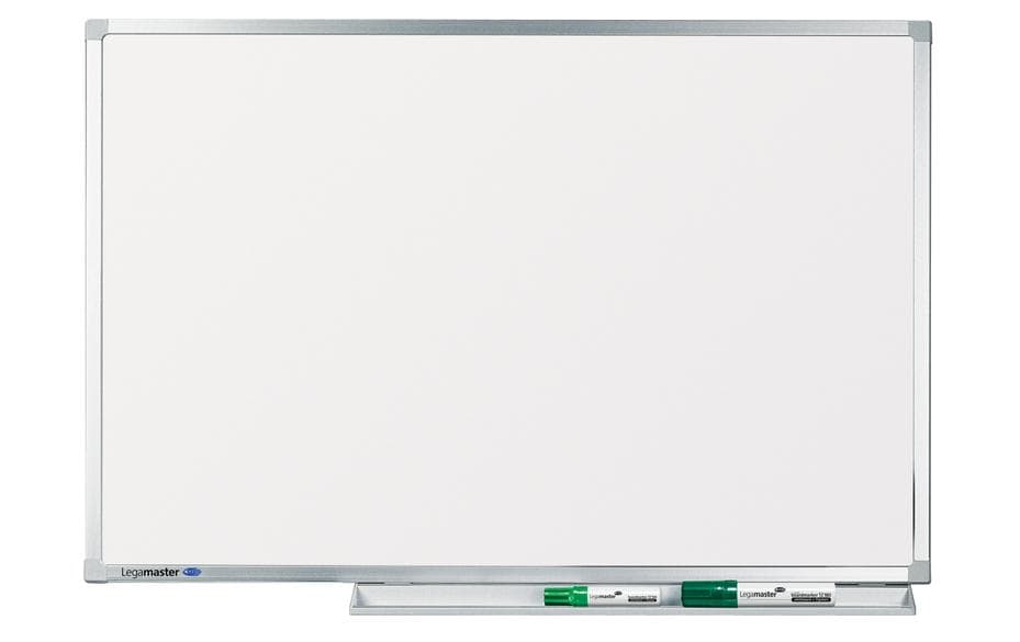 Legamaster Whiteboard – 120 × 90 cm, Emaille, magnetisch, Aluminiumrahmen, Wandmontage