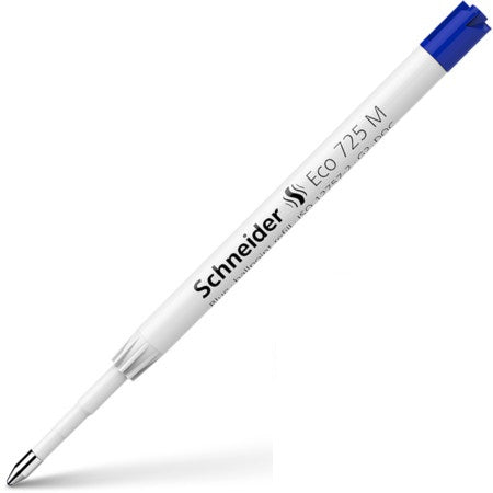 Schneider AG Schneider Eco 725 Kugelschreiber-Mine – Blau, Mittel, Format G2, 10er-Pack