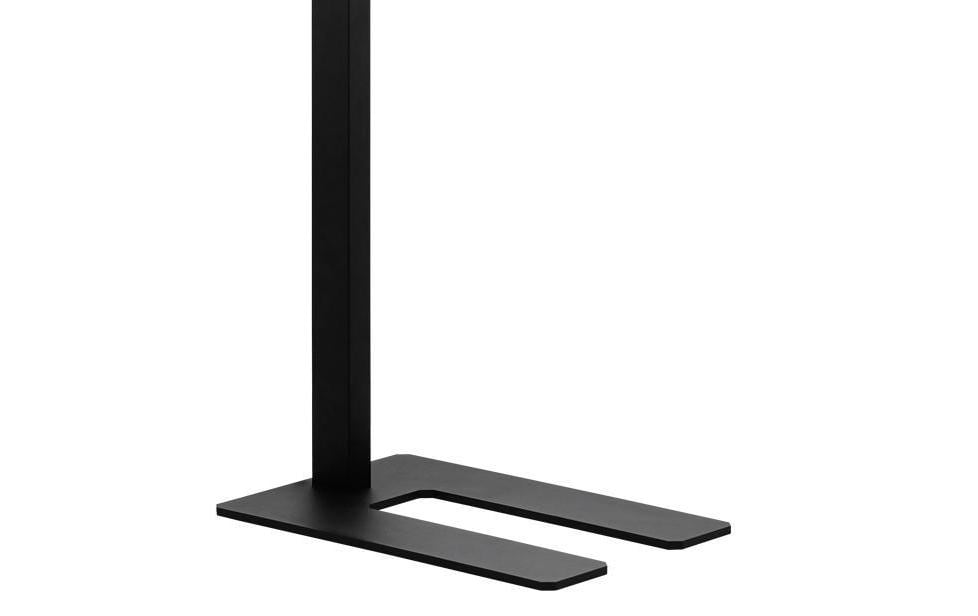 EGLO Garabella Stehleuchte – 10500 lm, 72 W, 4000 K, dimmbar, schwarz/transparent, Opal-Diffusor