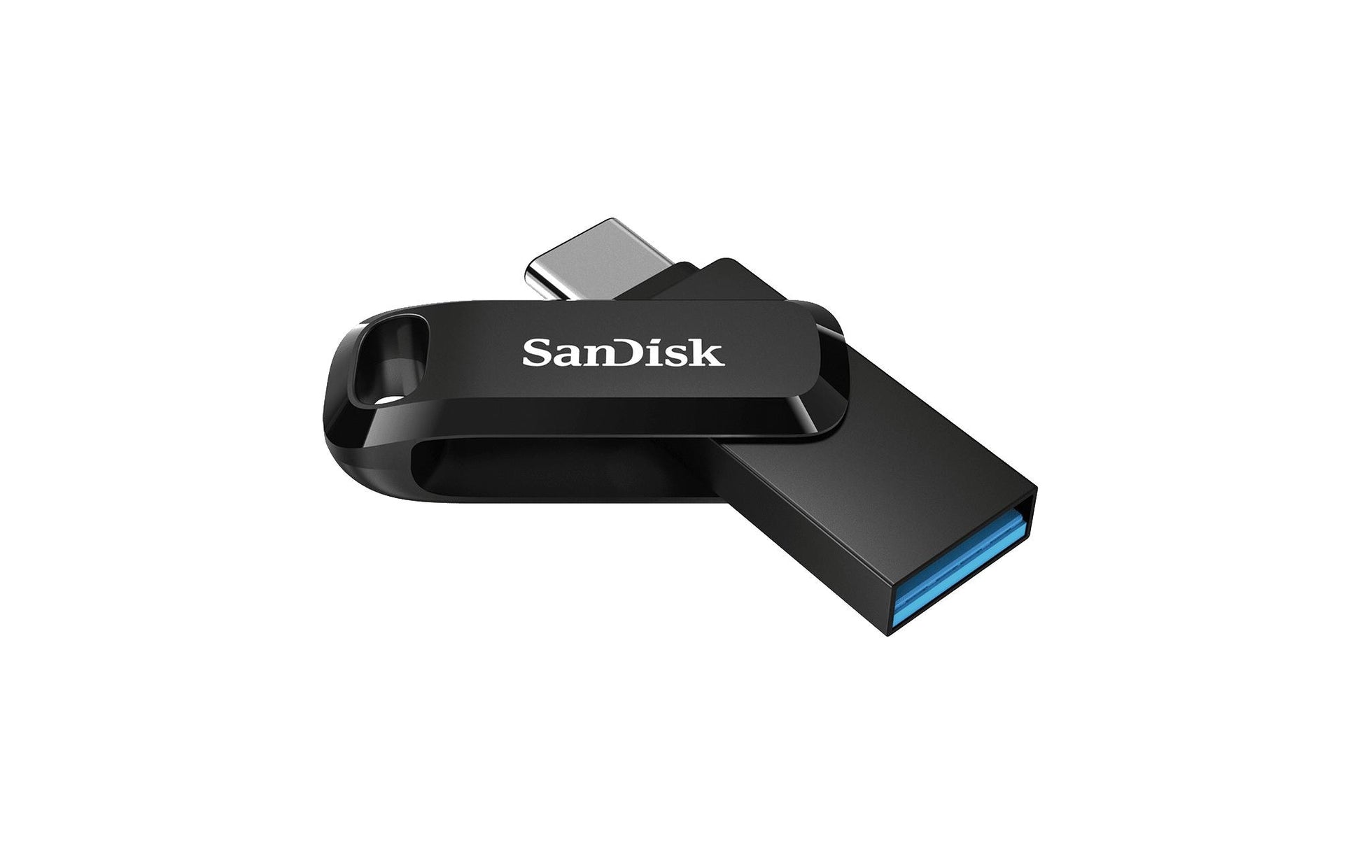 SanDisk Ultra Dual Drive Go USB-Stick – 256 GB, USB-A/USB-C (USB 3.2 Gen 1), Drehring