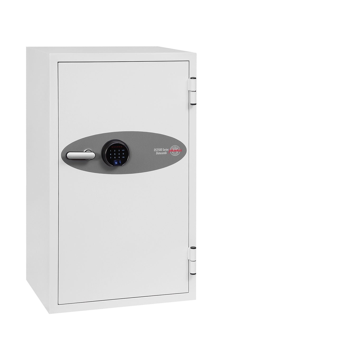Phoenix Safe Co. Phoenix Tresor DATACOMBI DS2504F – Fingerabdruck – 63 l – Feuerschutz 120 min – Weiss