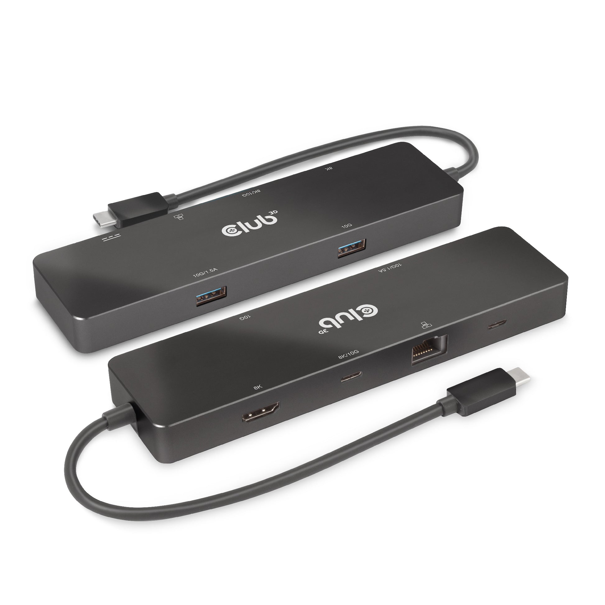 CLUB3D Club 3D Dockingstation – USB-C, 1× DP, 1× HDMI, 2× USB-A, 100 W PD, GbE, für Universal
