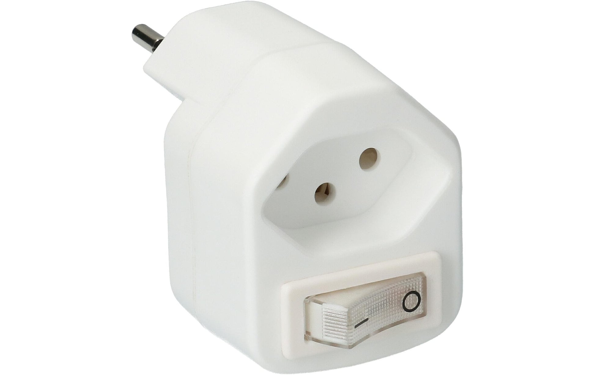 Max Hauri AG Max Hauri Adapterkabel, T12–T13, mit Schalter, Funktionsleuchte – weiss