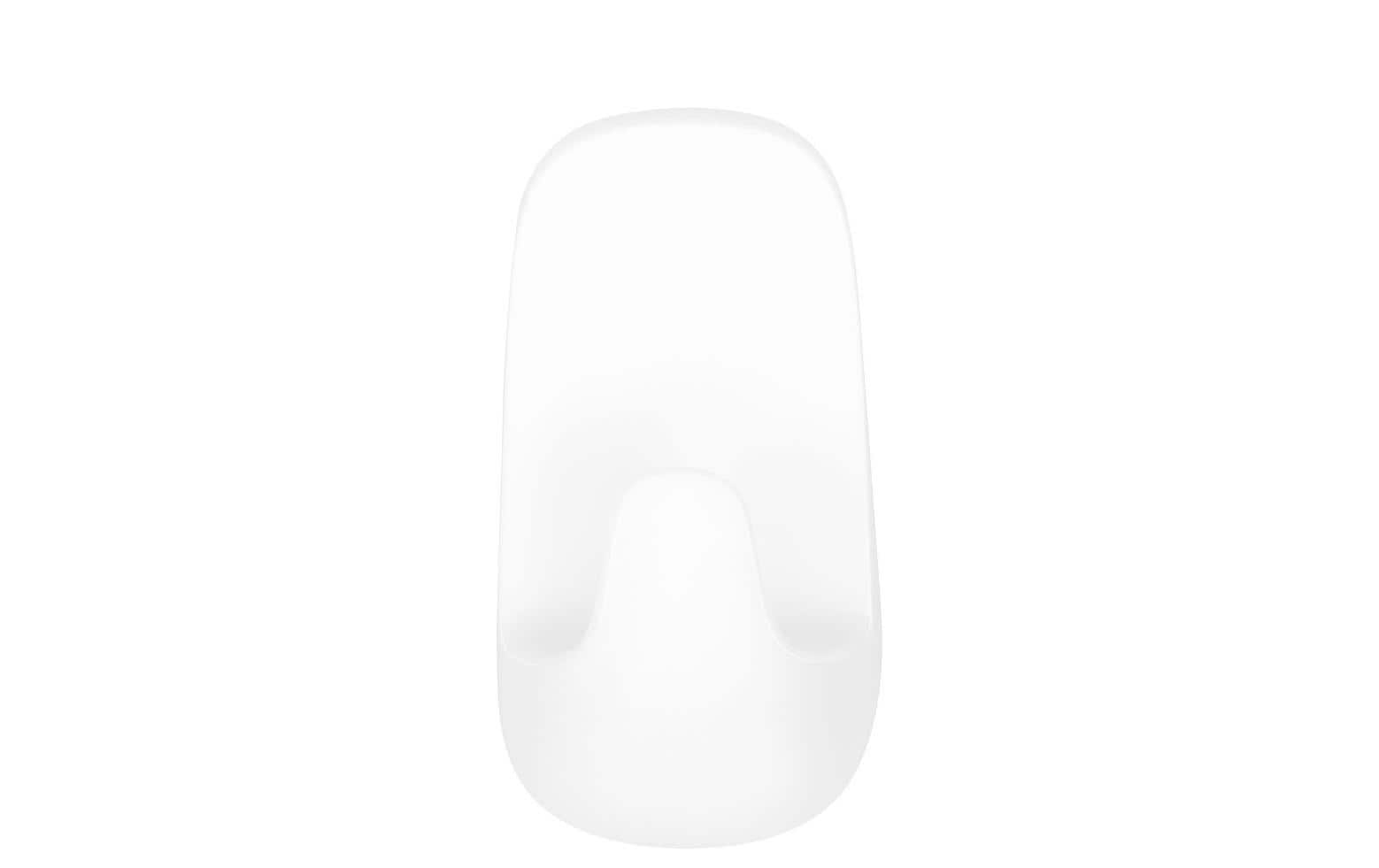 TESA Klebehaken – Kunststoff, 2 kg, Klebestreifen, 2er-Set
