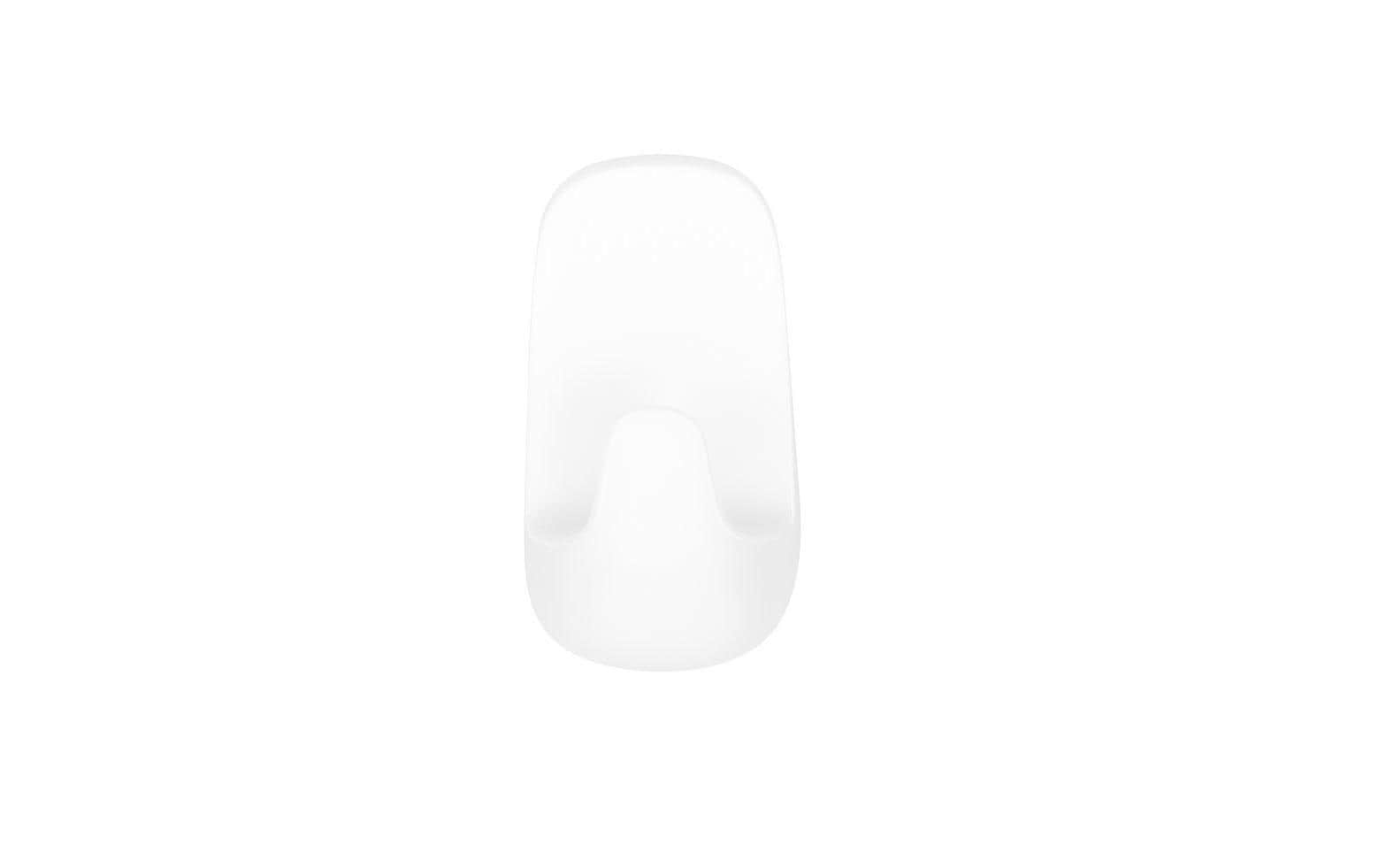TESA Klebehaken – Kunststoff, 1 kg, Klebestreifen, Weiss, 3er-Set