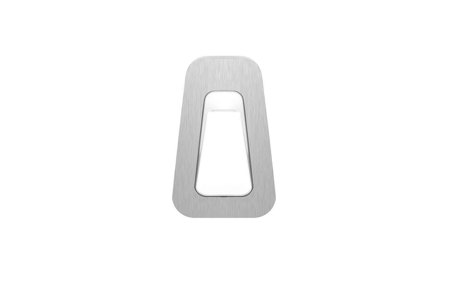TESA Wasserfester Klebehaken KLEIN – Kunststoff/Metall, 1 kg, Klebestreifen, Weiss, 2er-Set
