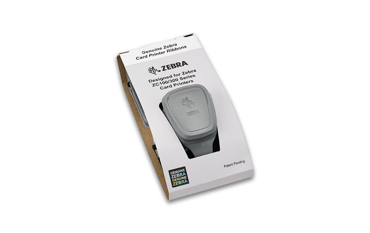 Zebra Kartendrucker-Farbband Weiss – 1500 Karten – für ZC100/300
