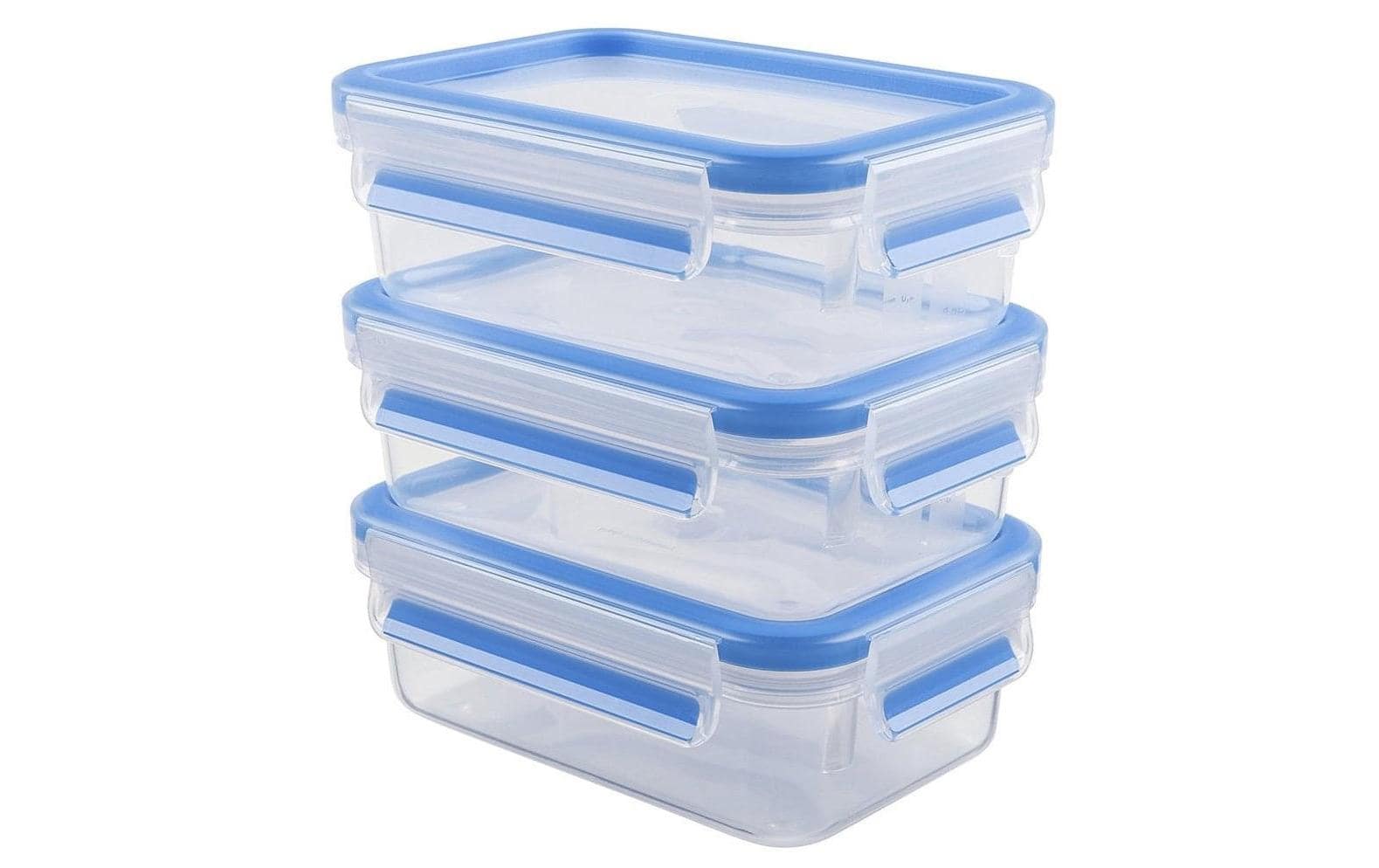 EMSA Vorratsdose 550 ml, 11,3 × 16,3 × 16,4 cm, Kunststoff (TPE), 3er-Set