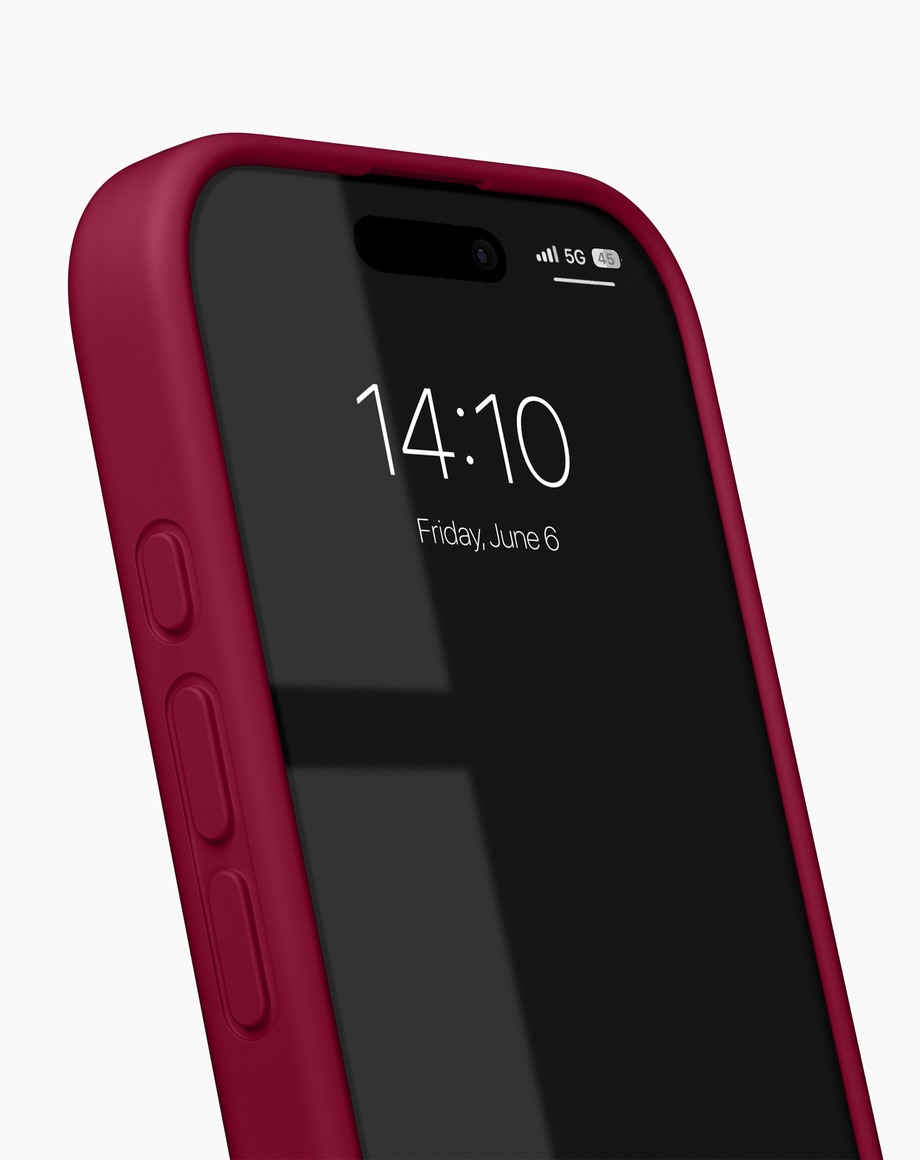 iDeal of Sweden Backcover – für Apple iPhone 16 – MagSafe, Polyester+Silikon, Cranberry, bis 1,52 m sturzsicher
