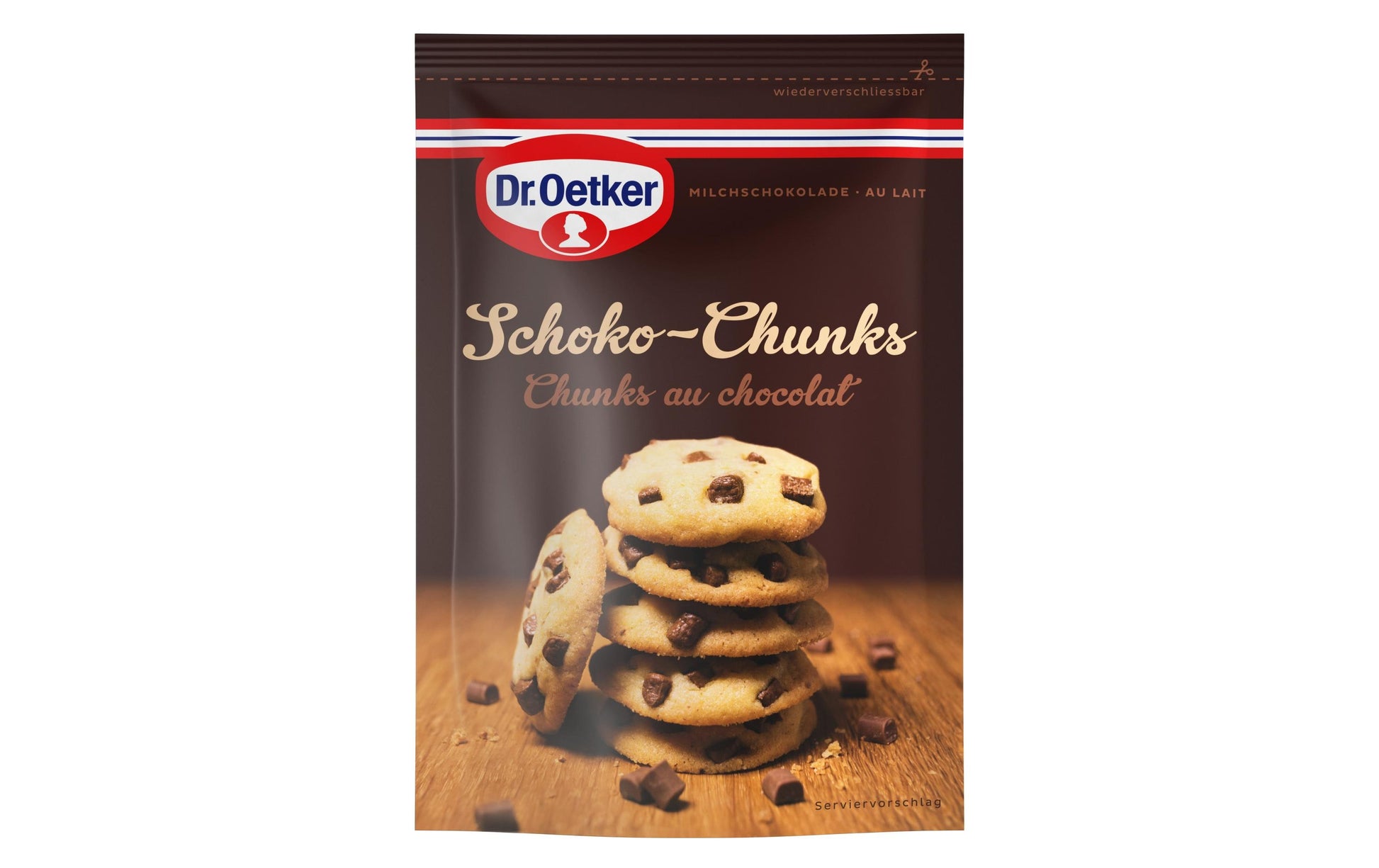 Dr. Oetker Milchschokoladenstückchen – 100 g