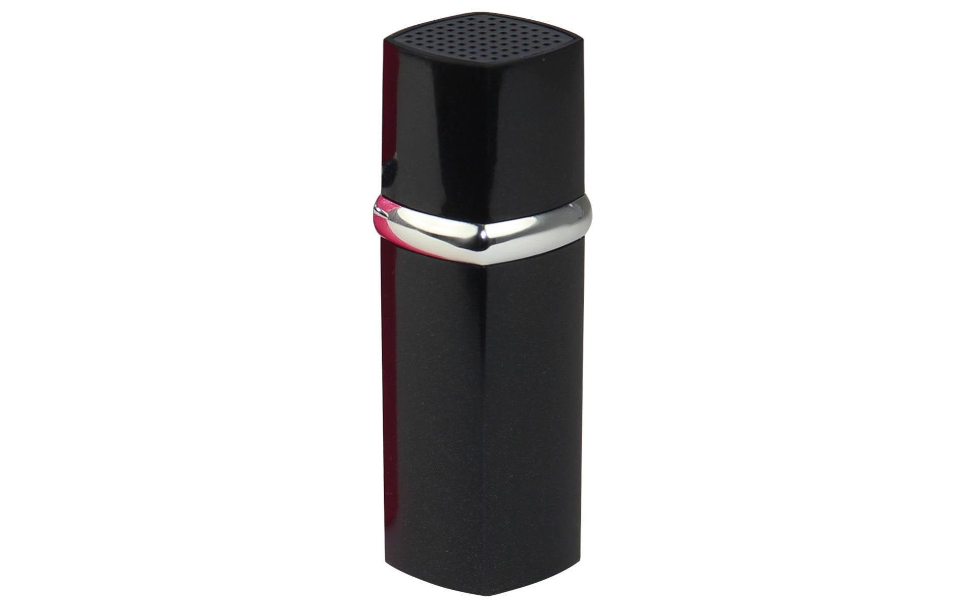 KH Security Lippenstiftalarm – Notrufsender, akustisch, batteriebetrieben – schwarz