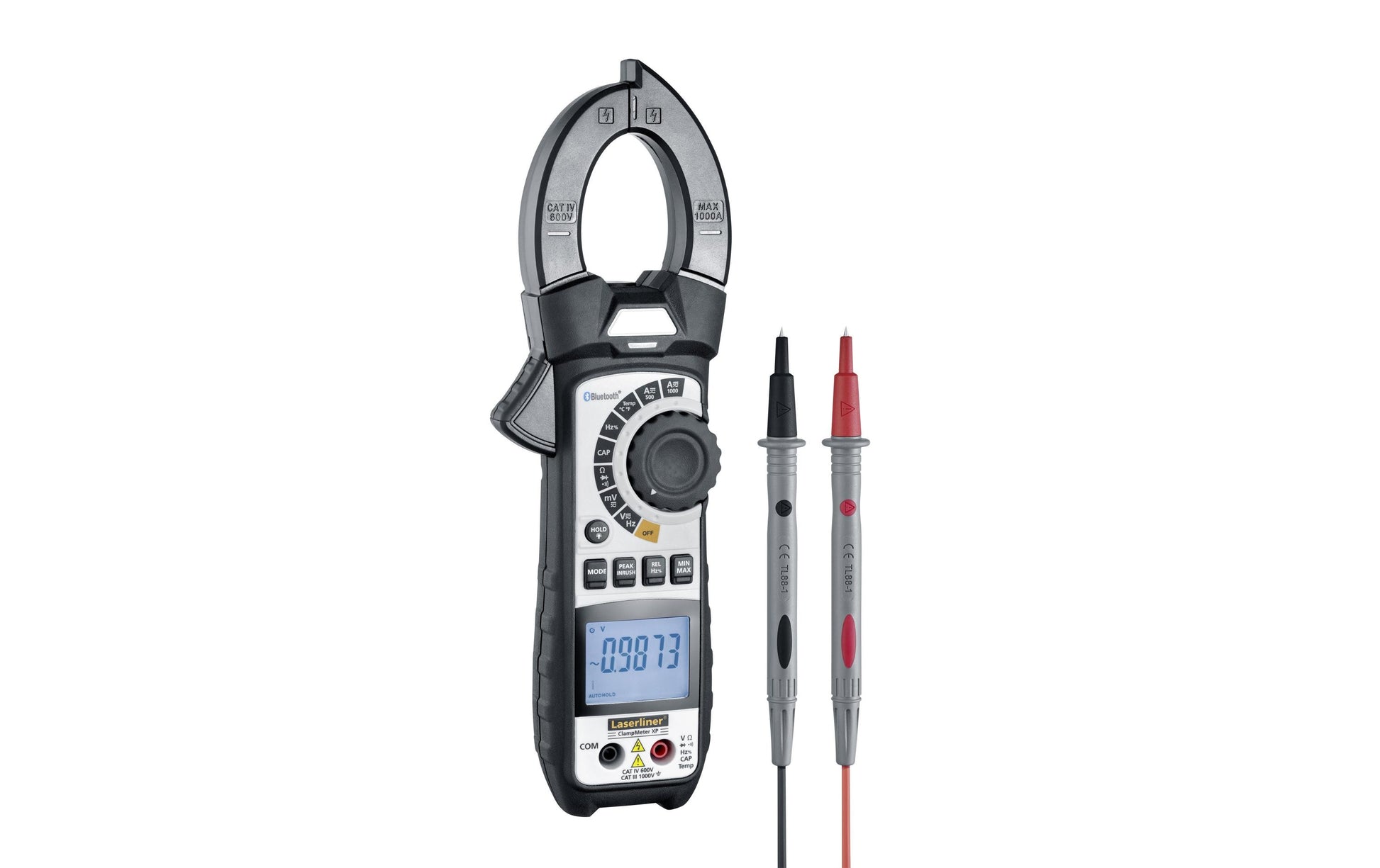 Laserliner ClampMeter XP – Stromzange – 10 A, LCD, App-kompatibel