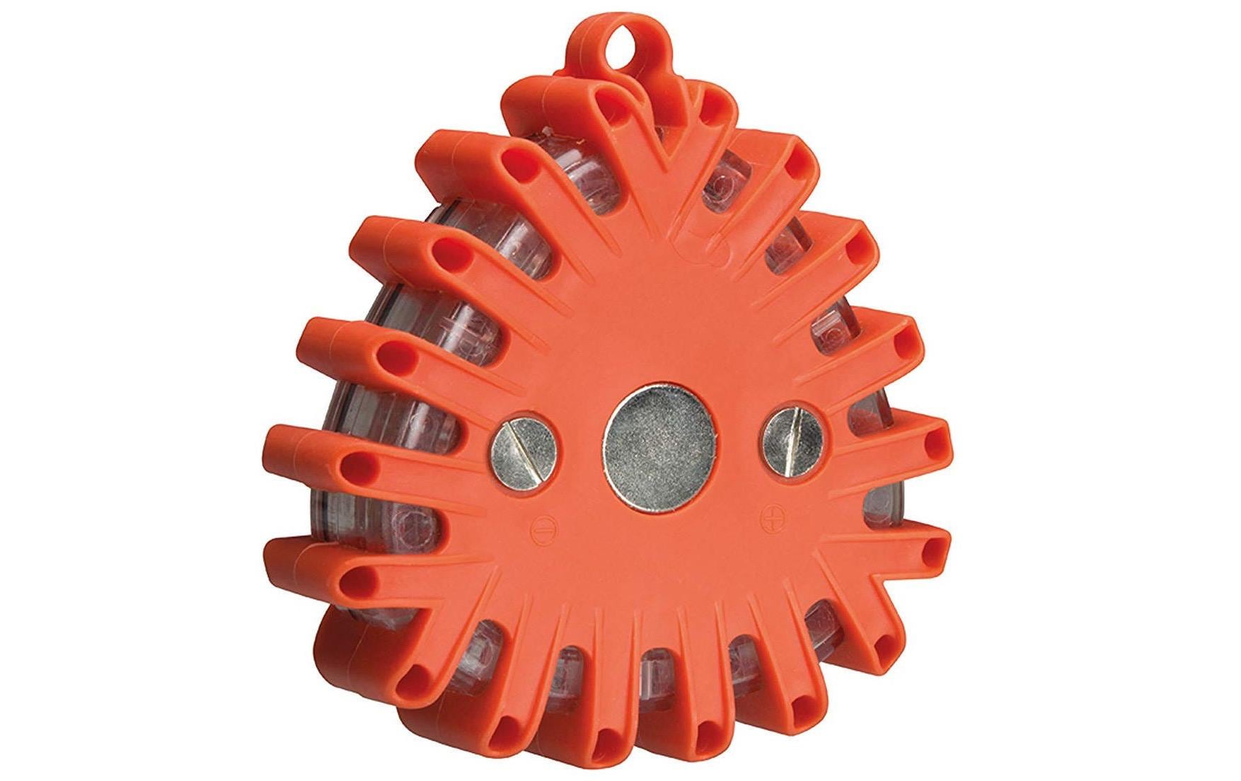 Perel Pannenleuchte EFL27 – Akku, 15 LEDs, dimmbar, 100 m Reichweite – Rot