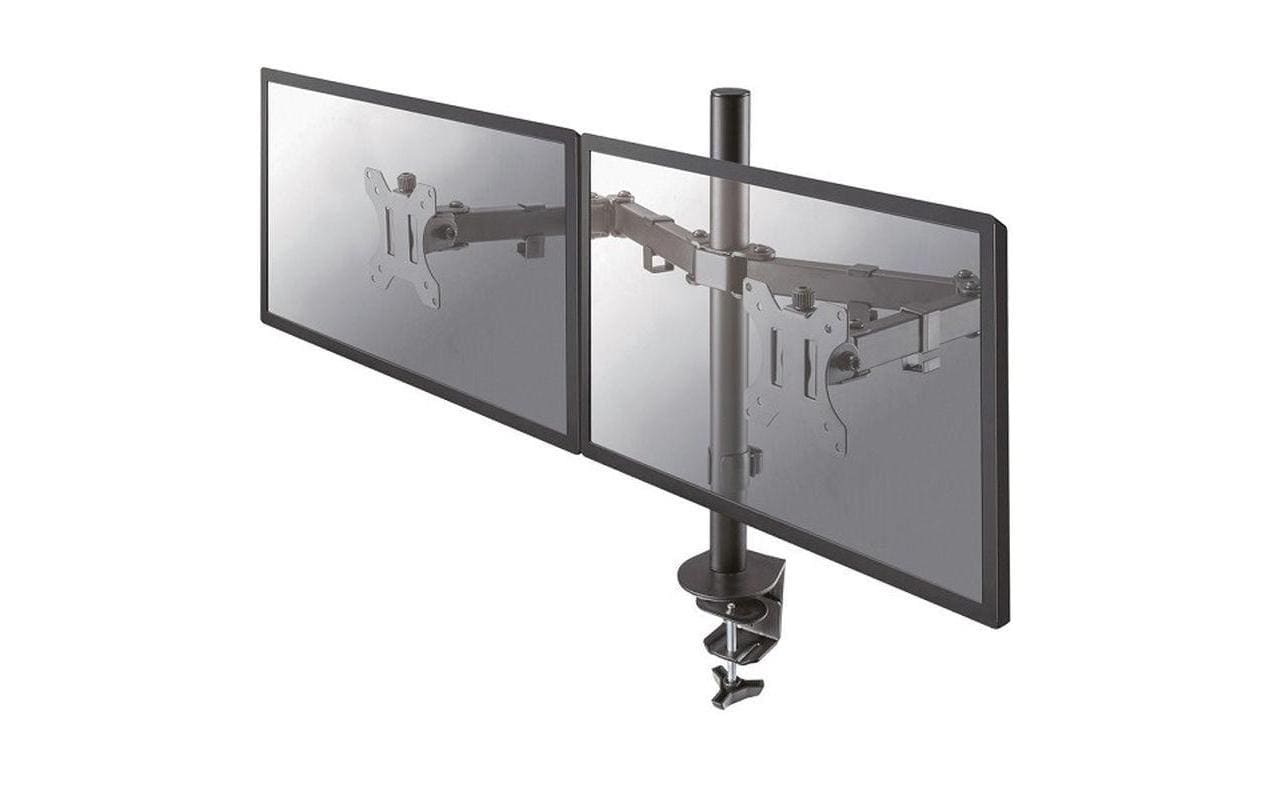 Neomounts FPMA-D550DBLACK – Monitorarm Tischhalterung – 2 Monitore – 10–32" – VESA 75×75/100×100 mm