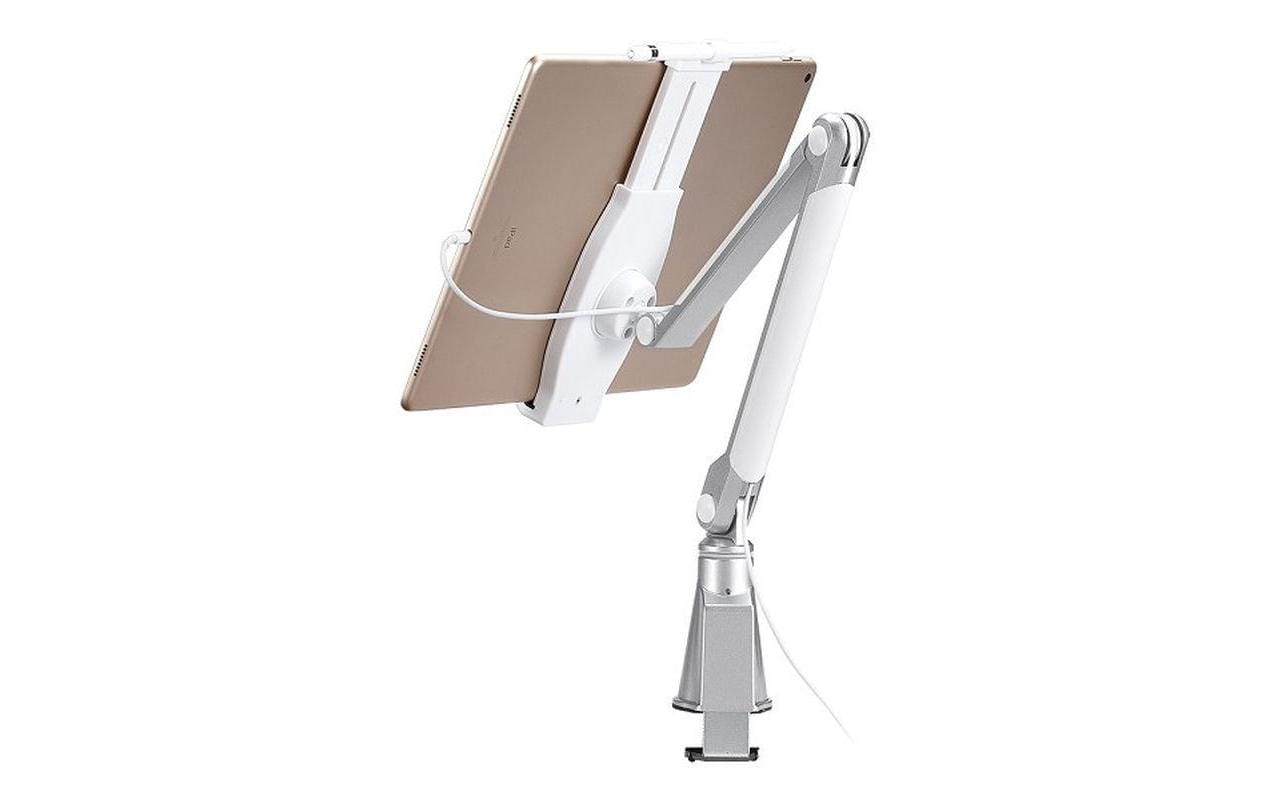 Neomounts Tablet-Arm (Tischklemme) für Galaxy Tab – 4,7–12,9" – Silber
