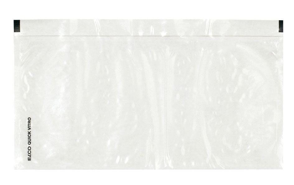 Elco Dokumententasche – C6/5 (114 × 229 mm), ohne Fenster, unbedruckt, transparent, selbstklebend – 250 Stück