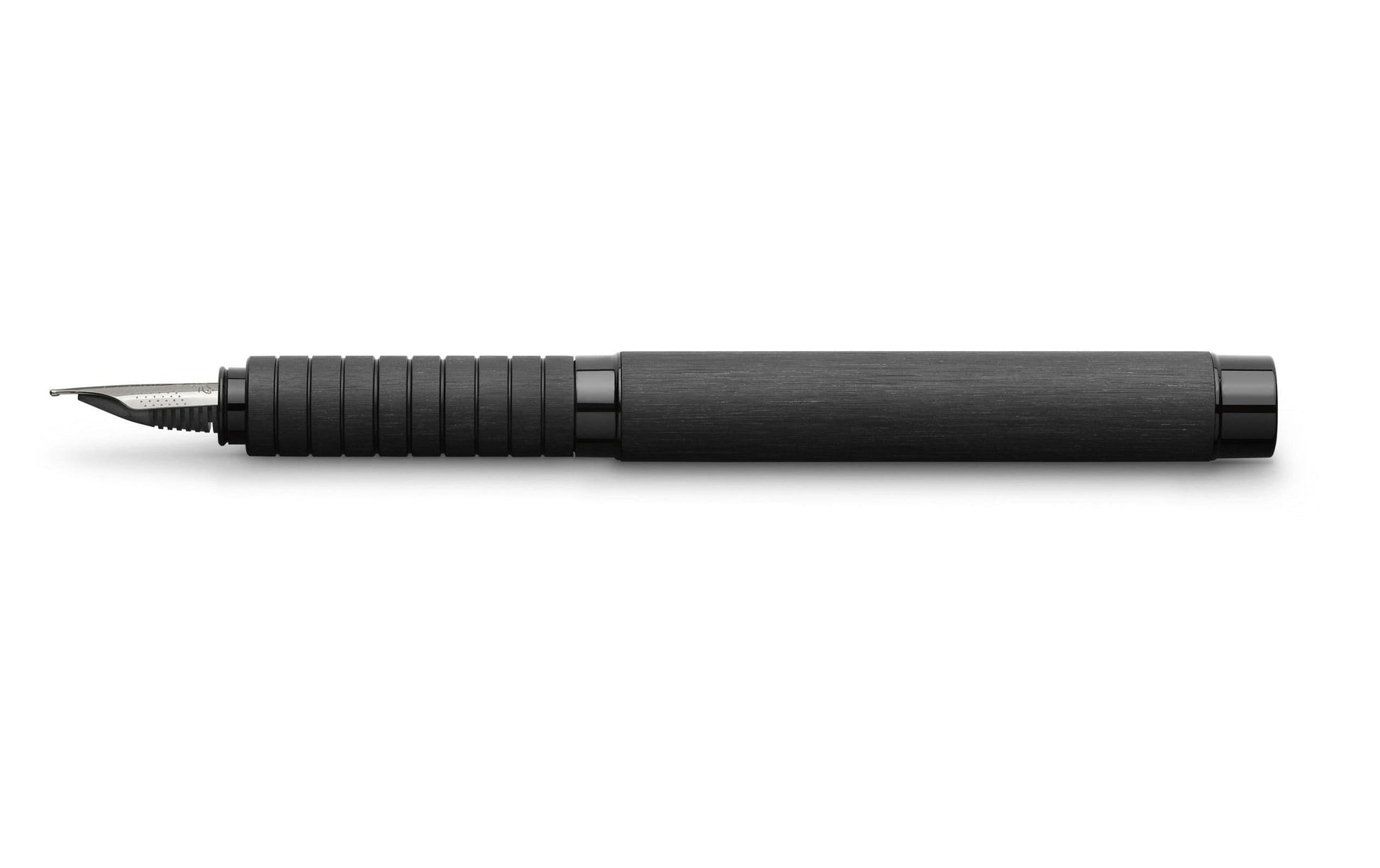 Faber-Castell Essentio – Federspitze M – für Rechts- & Linkshänder – Schwarz – Patronen