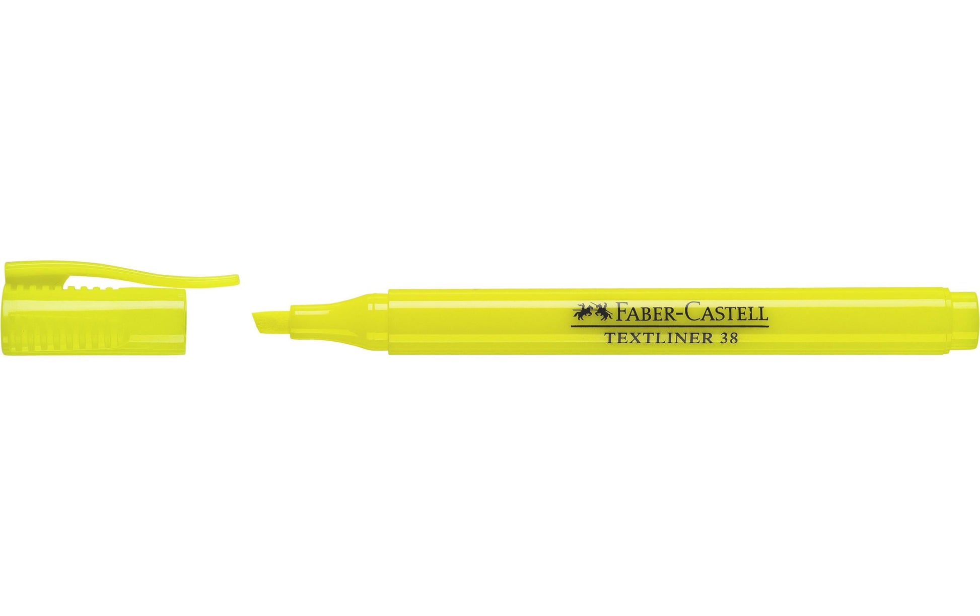 Faber-Castell Textmarker – Gelb, Keilspitze 1–4 mm