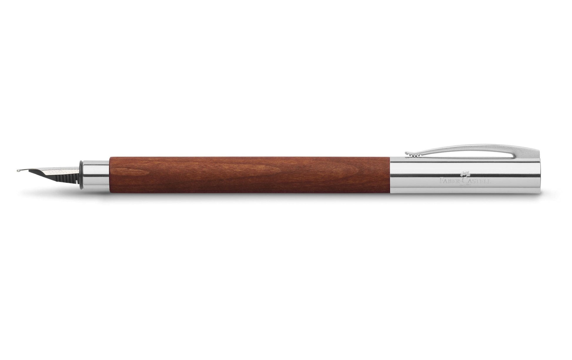 Faber-Castell Ambition – Federspitze M – für Rechts- & Linkshänder – Braun – Patronen/Konverter