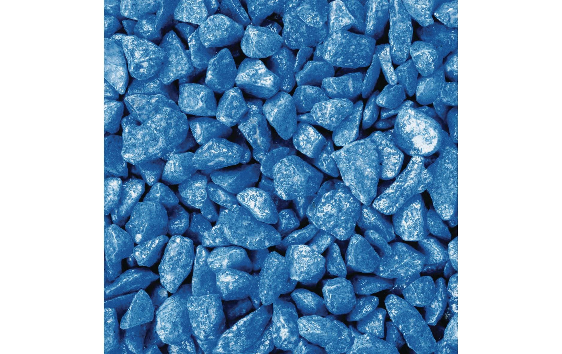 KNORR prandell Dekosteine – 500 ml – 0,9–1,3 cm Korngrösse – Steingut, Blau