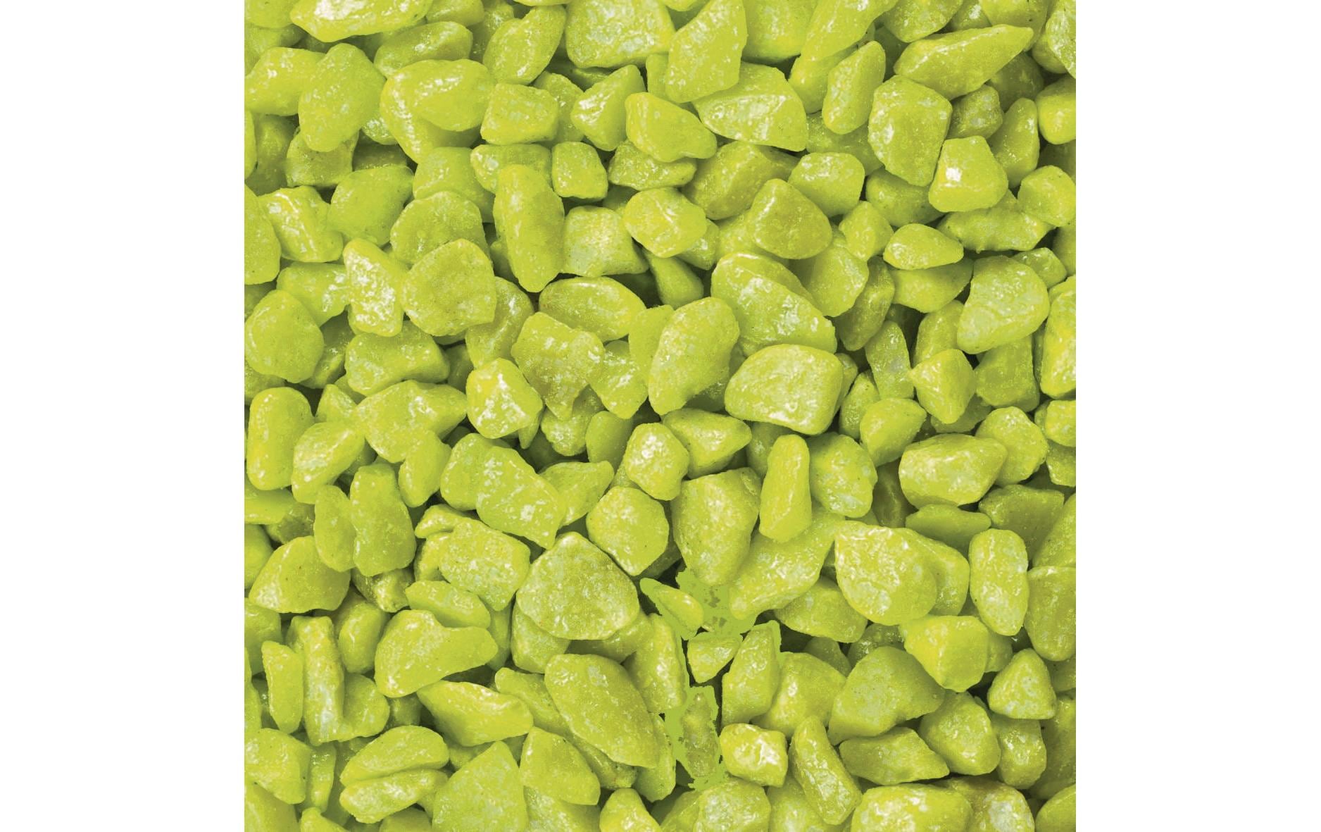 KNORR prandell Dekosteine – 500 ml, Korngrösse 9–13 mm – Steingut, Apfelgrün