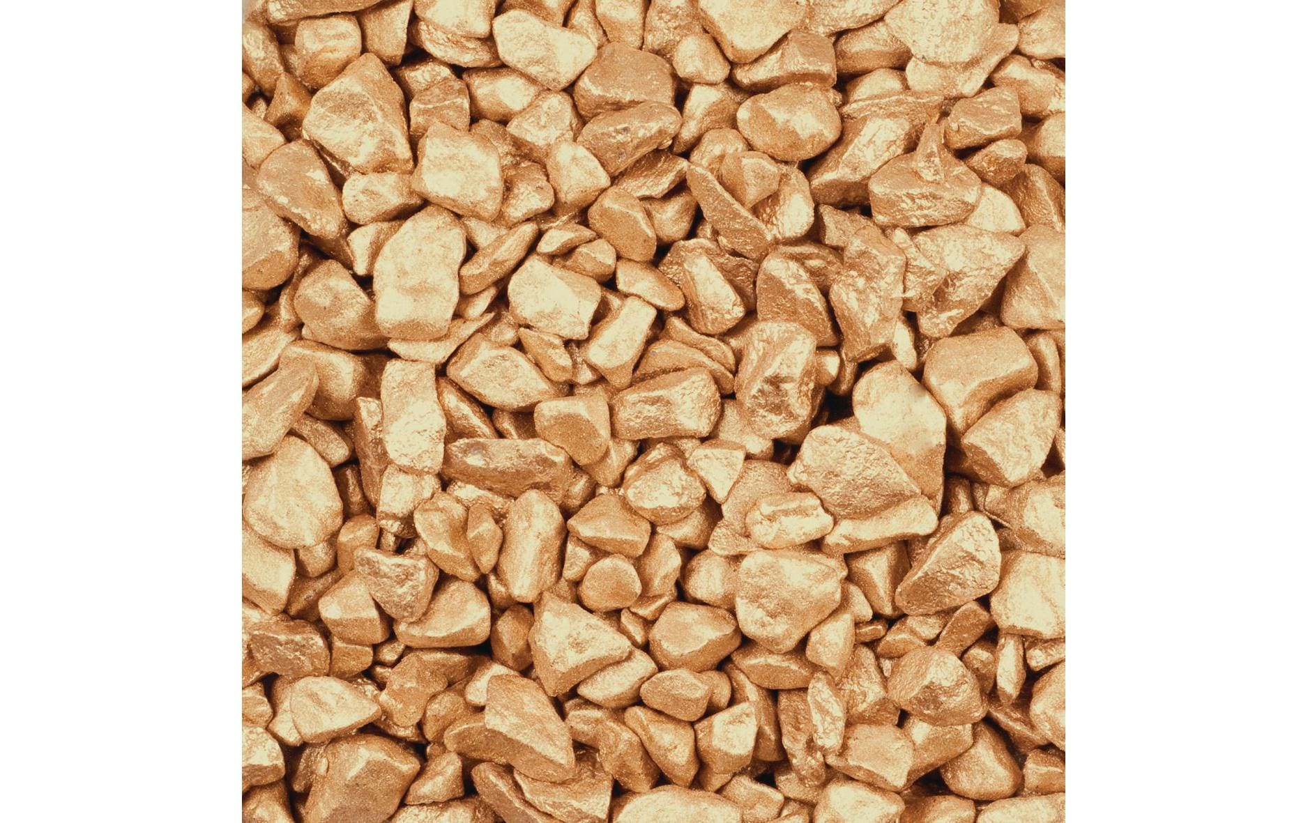 KNORR prandell Dekosteine – 9–13 mm, 500 ml – Steingut, Gold