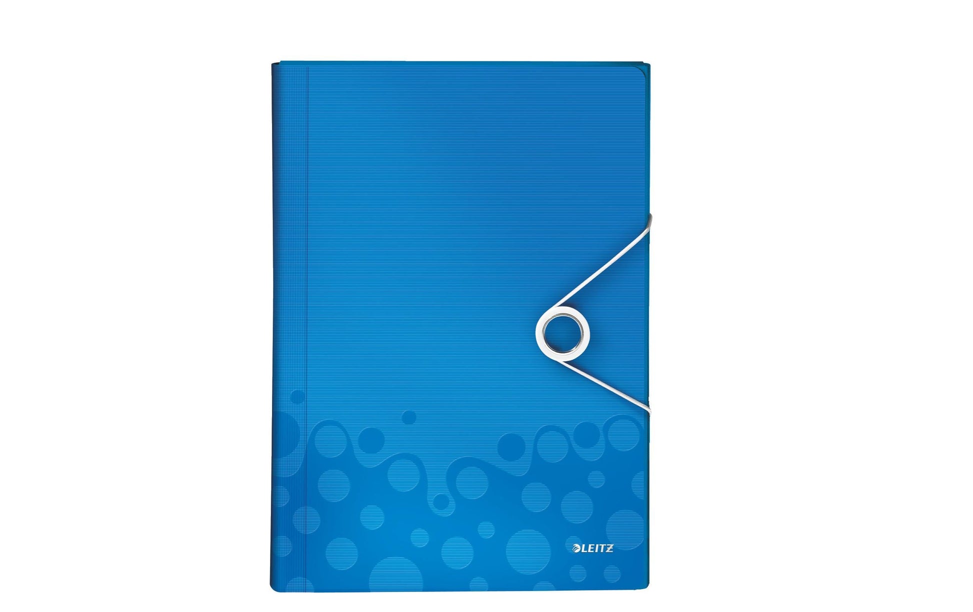 Leitz Sammelmappe für A4, Kunststoff, Blau, mit Gummizug