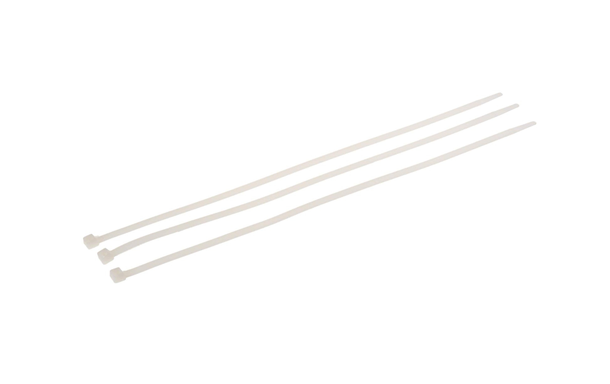 VR Technics Kabelbinder 219155 – 9,5 mm × 0,53 m, Nylon, Transparent, selbstverlöschend, 100er-Pack