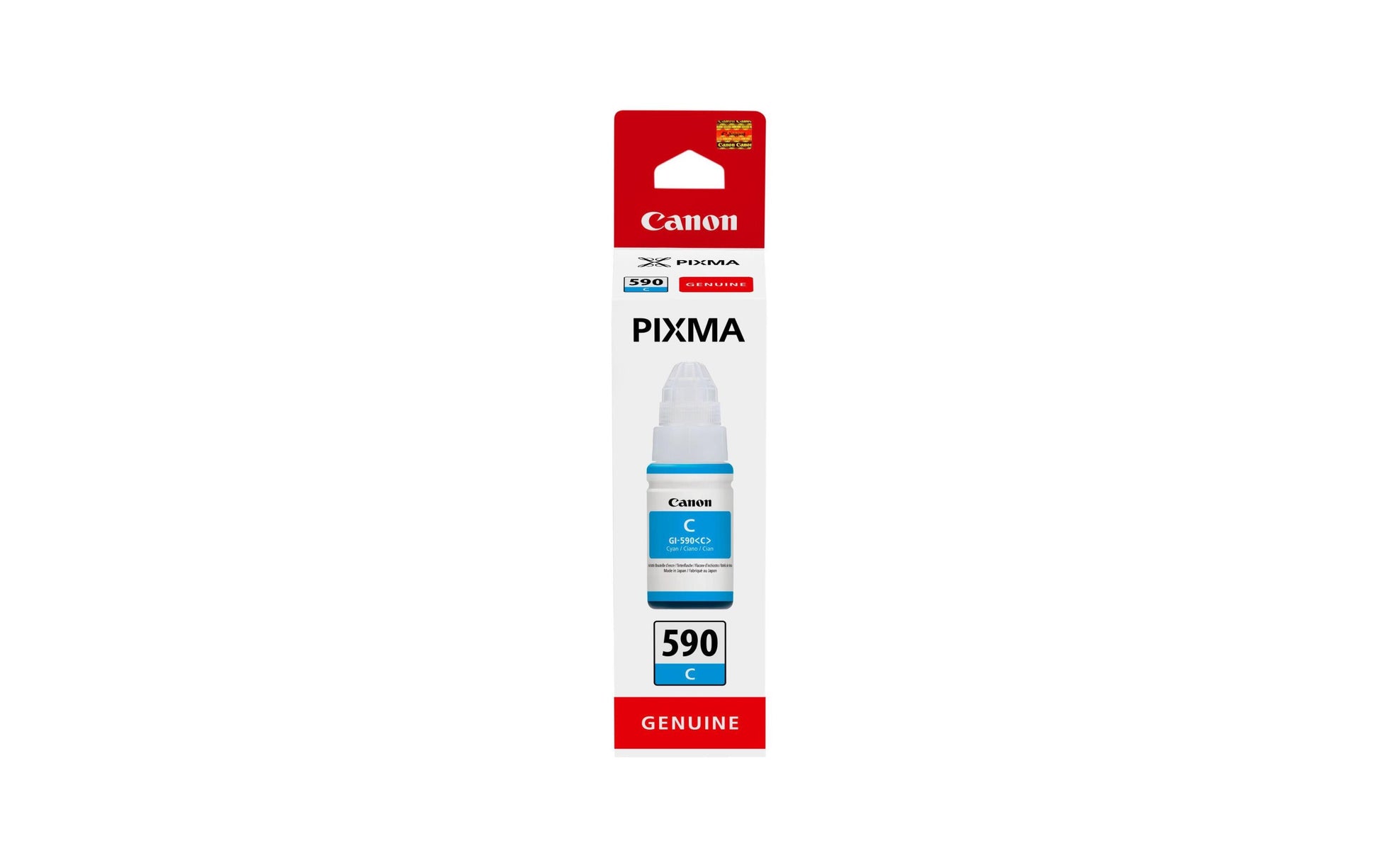 Canon Tintenpatrone GI-590C, cyan, 70 ml – für Tintenstrahldrucker/Multifunktionsgeräte