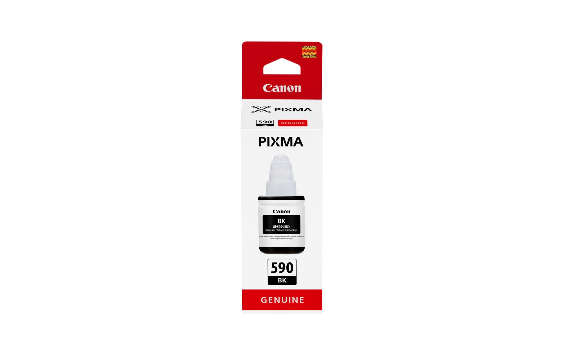 Canon Tintenpatrone GI-590BK, Schwarz, 135 ml – für Inkjetdrucker/Multifunktionsgeräte