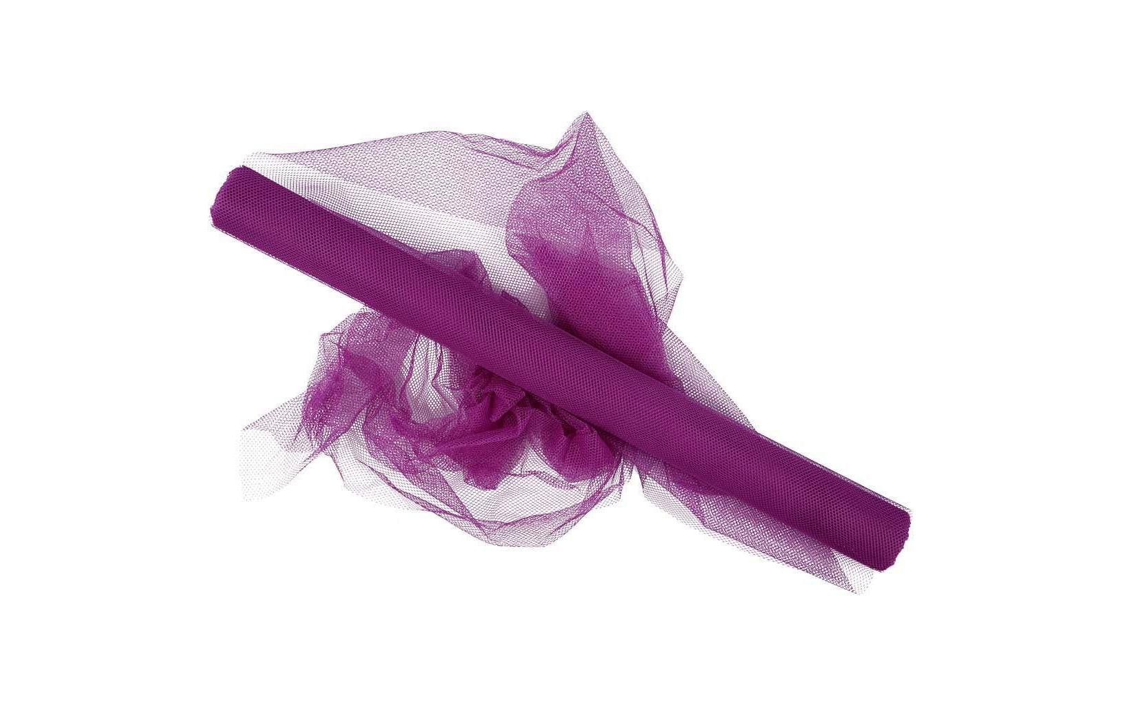 Creativ Company Geschenkpapier Tüll Polyester Violett – 50 cm × 5 m