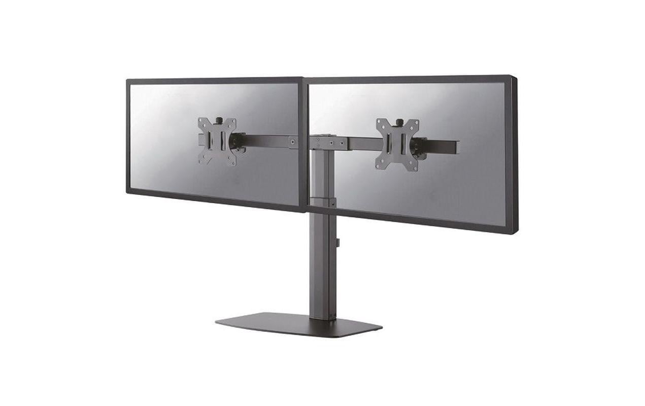 Neomounts Tischhalterung, Dual, Standfuss, bis 27", höhenverstellbar, neigen/schwenken/drehen, schwarz