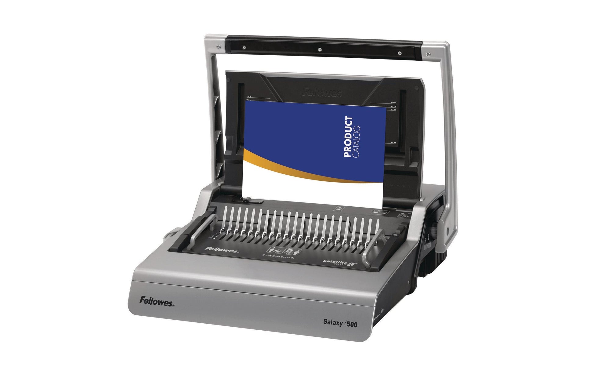 Fellowes Galaxy 500 Bindegerät – Plastikbindung, A4, 25 Blatt, inkl. Starterkit für 20 Dokumente