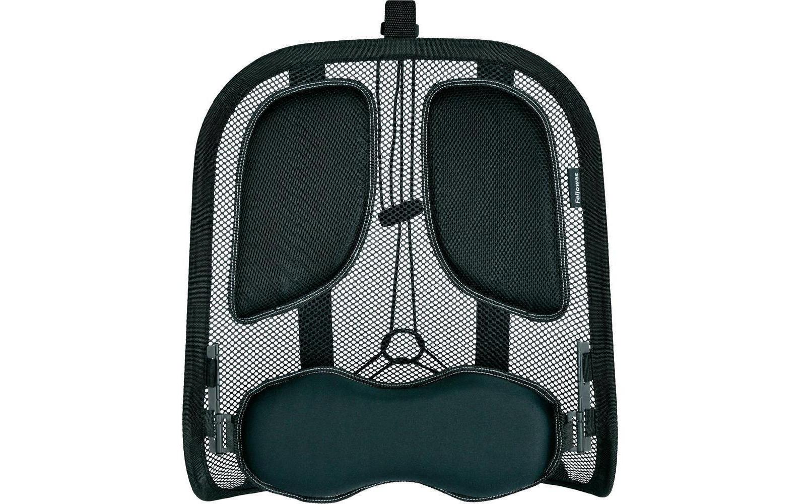 Fellowes Rückenstütze Netz Professional Series – 30,3×37×19,5 cm, schwarz