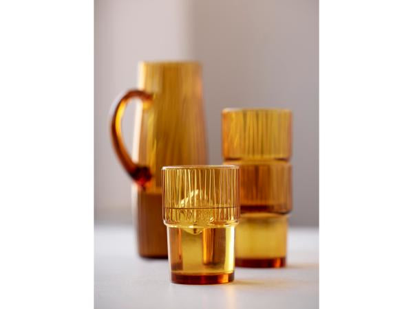 BITZ Latte Macchiato Becher Kusintha – 4er Set, 380 ml, Glas, Grün, spülmaschinenfest