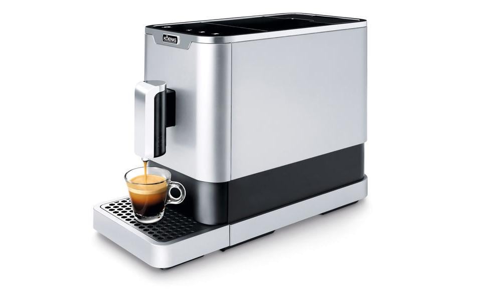 Koenig Finessa B03900 Kaffeevollautomat – 19 bar, 1,2 l, 150 g, Silber