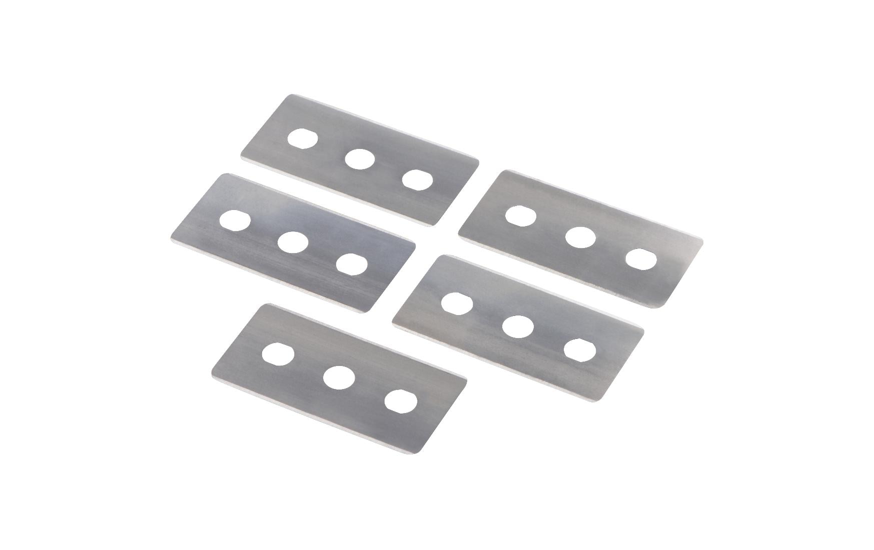 Xavax Ersatzklingen – 5 Stk. – Metall, silber, für Xavax Glasschaber 110702, 110753