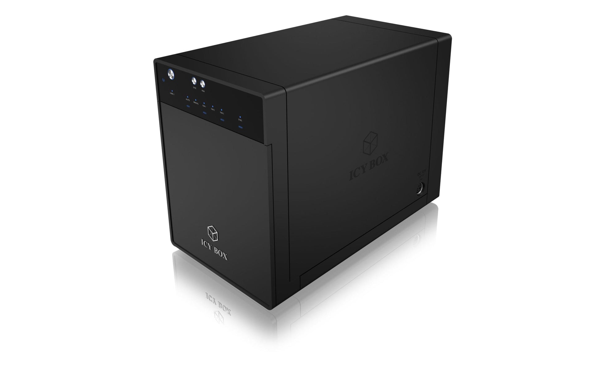 ICY BOX IB-3740-C31 – 4-Bay Gehäuse – USB-C 3.2 Gen 2 (10 Gbit/s), für 2,5"/3,5" HDD/SSD, SATA